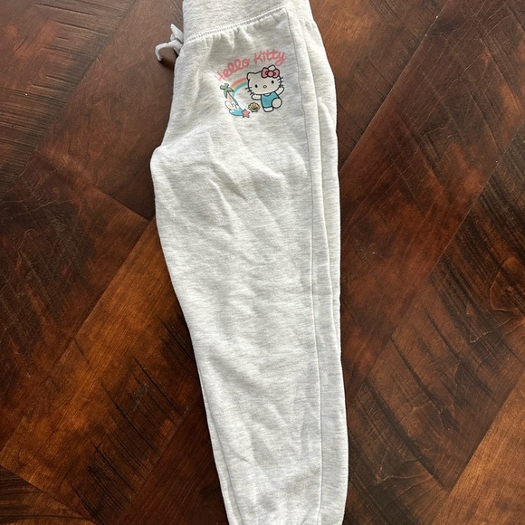 Hello Kitty Light Gray Kids Sweatpants - Picture 2 of 4